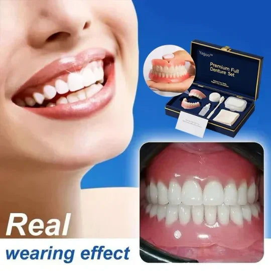 🦷 החיוך החדש שלכם — עכשיו ב־49% הנחה!שיניים תותבות YAGOO™ בהתאמה אישית לחיוך בטוח בעצמך